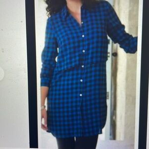J. Jill Blue/Black Tunic Dress—Size SP